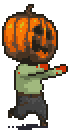 Pumpkin Fast Zombie Animated.gif