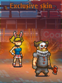 Banny Charlotte and Clown Chopper's skins as seen in Halloween event's shop.