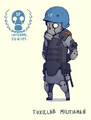 Concept art of a cut IF member made for the original Dead Ahead, which somewhat resembles the TMF units seen in game and Light Soldier.